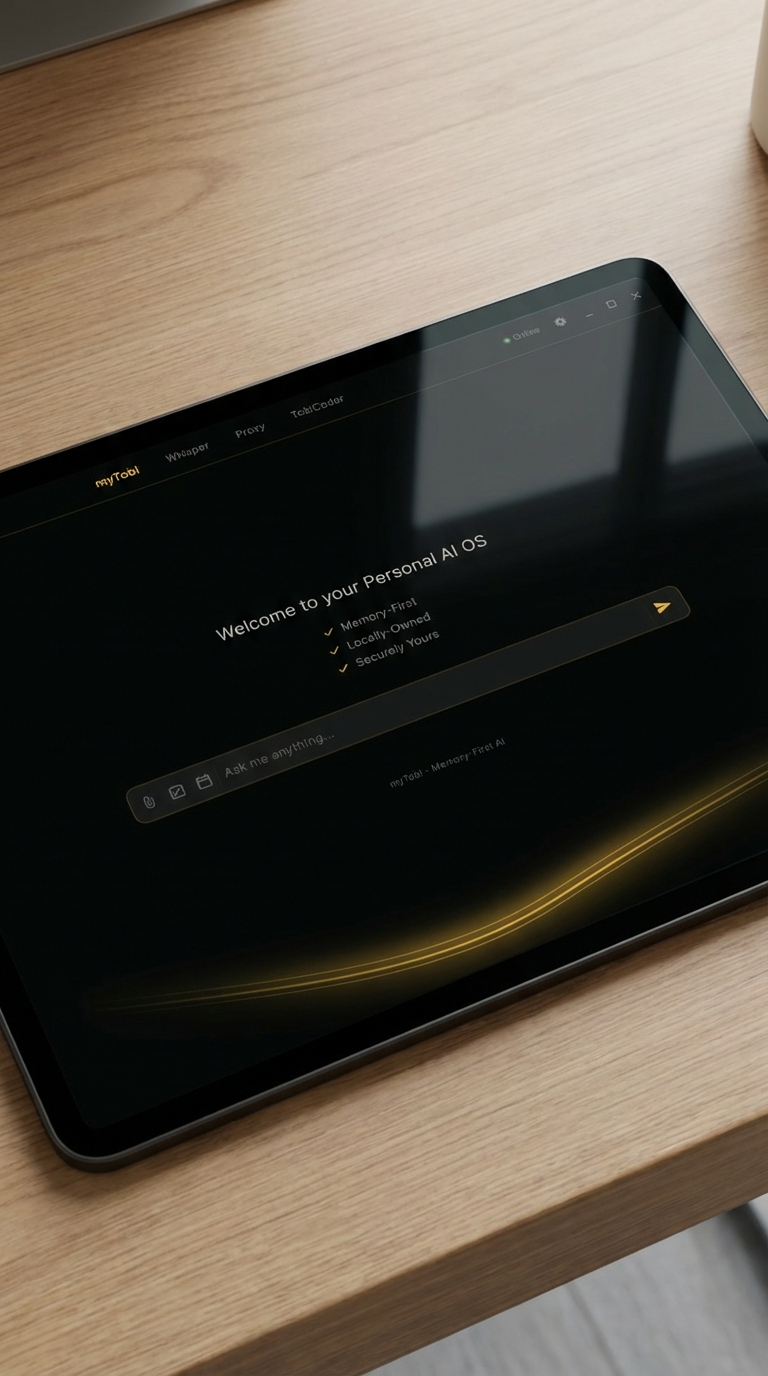 myTobi running on a tablet
